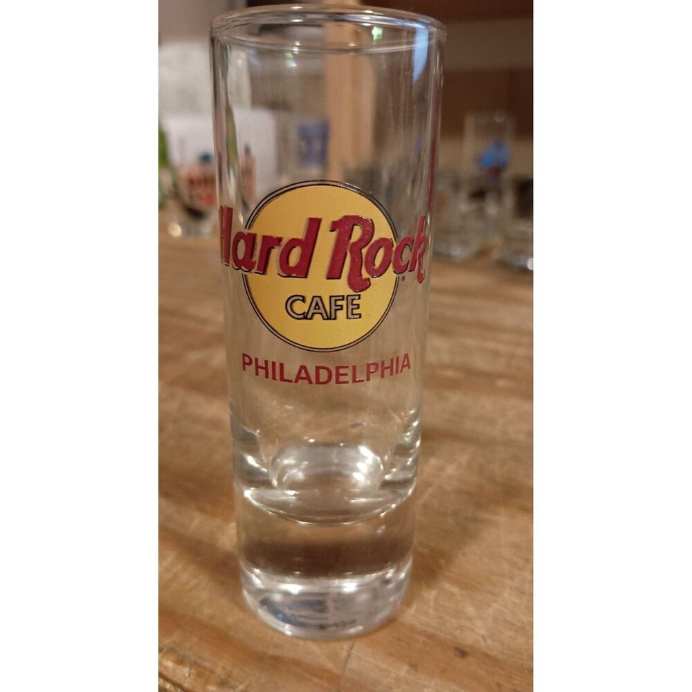 HARD ROCK CAFE, PHILADEPHIA Shot Glass, Souvenir Shot Glasses